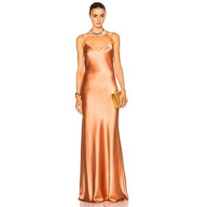 Galvan London | “Alcazar” Satin Slip Dress